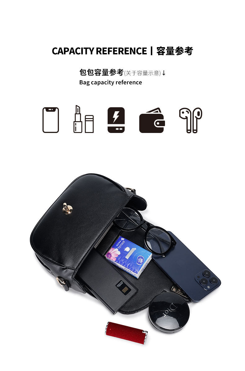 Original Design Niche Texture Saddle Bag with Webbing for Women, Versatile Fashionable Shoulder Bag, Casual Crossbody Bag for Daily Use