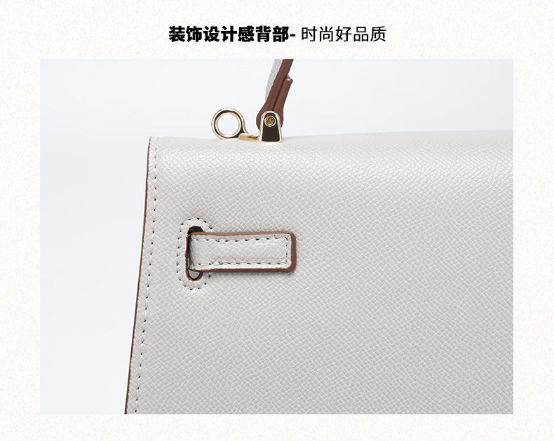 2024New Fashion Kelly Bag Crossbody Bag Versatile Trendy Handbag Shoulder Bag Women's Bag