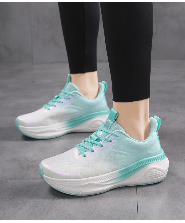 Professional Running Shoes for Men and Women, Spring and Summer New Soft Sole, Lightweight, Shock Absorption, Breathable, Jump Rope, Non-Slip, Marathon Walking Shoes
