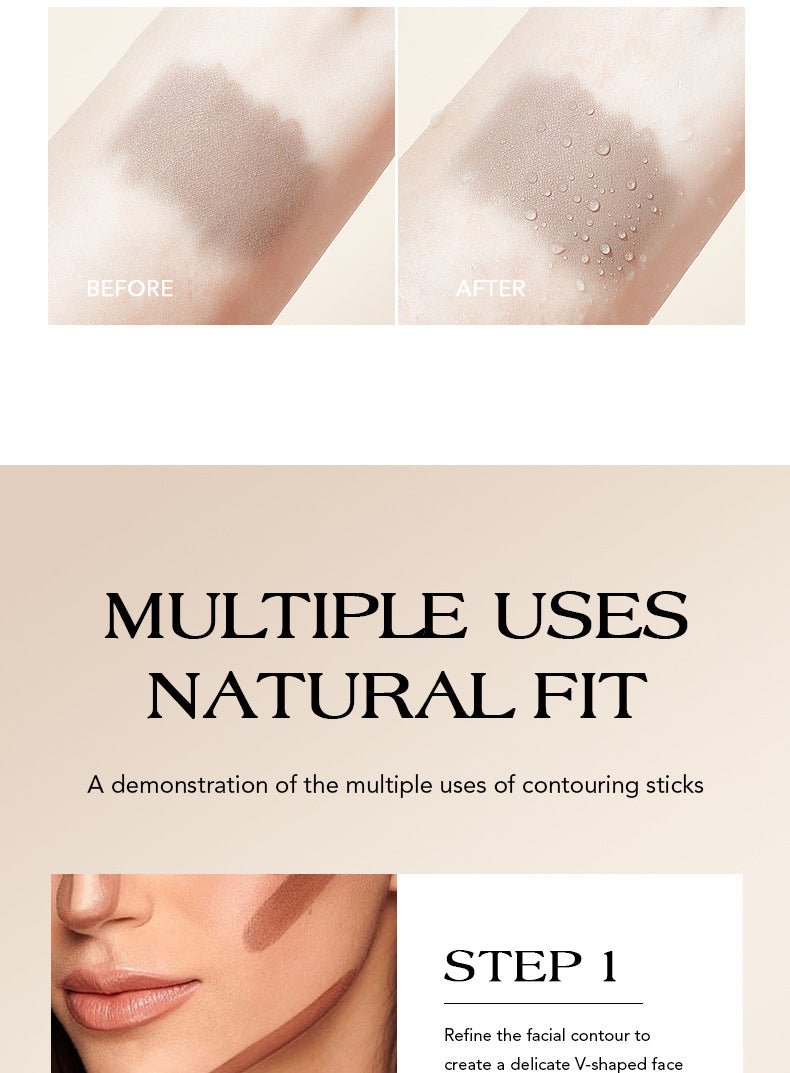 se7en kiss Highlight Contour Liquid Dual-Ended Nose Shadow Pen Integrated Concealer Liquid Stick Version