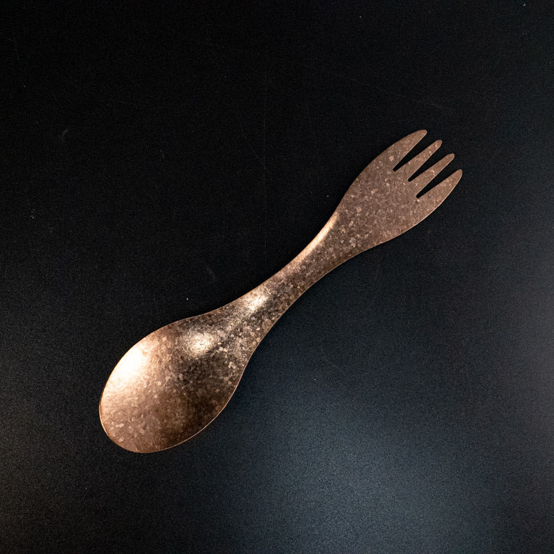 Pure Titanium Multifunctional Spoon Fork Ice Flower Camping Outdoor Crystal Fork Household Lightweight Spoon Creative High-Value Colorful