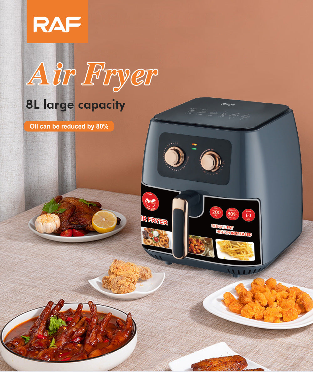 RAF European Standard Wholesale Air Fryer Household Multi-Functional Intelligent French Fries Large Capacity Fully Automatic Fryer
