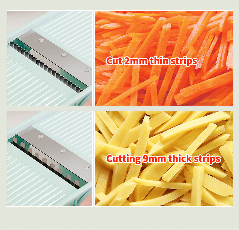 Home Kitchen Shredding and Slicing Machine Lemon Dicing and Slicing Vegetable Cutter Potato Grater Multi-Functional Vegetable Slicer