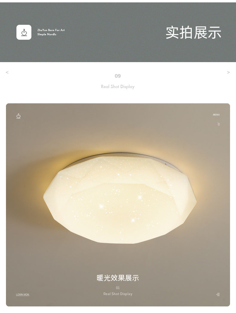 led Ceiling Light Modern Minimalist Living Room Light Round Bedroom Dining Room Light Balcony Corridor Lighting Engineering Ceiling Light