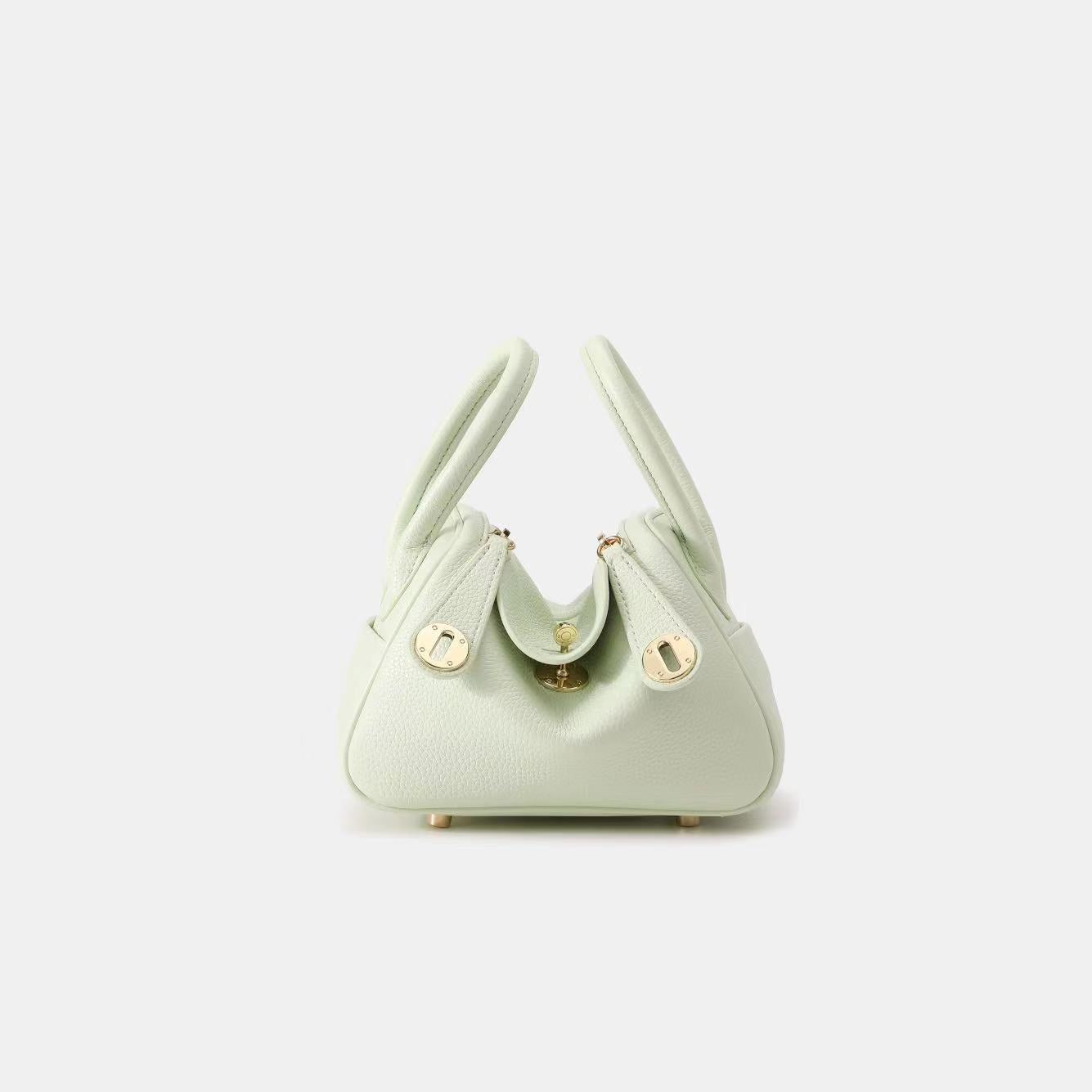High-End Bag Doctor Bag Lindy Bag Lychee Pattern Women's Handbag Single Shoulder Crossbody Bag Pillow Bag Women's Bag
