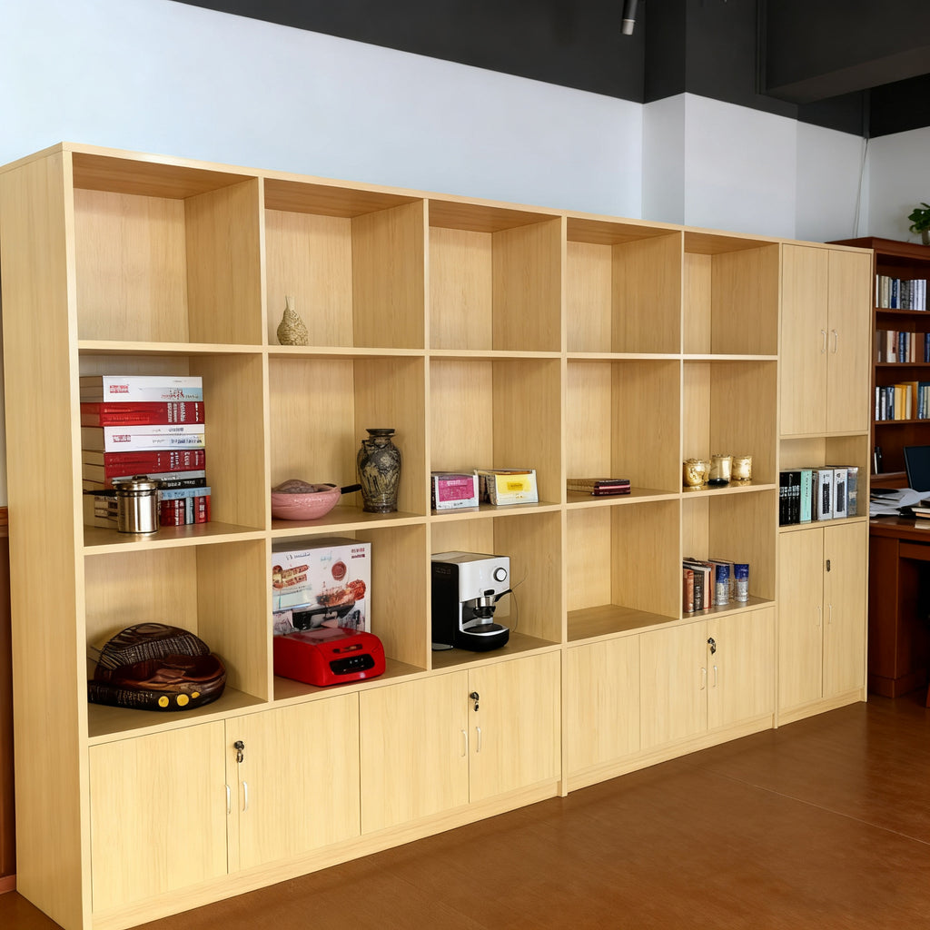 Custom Aluminum Alloy Office Side Cabinet Floor Cabinet Storage Cabinet File Cabinet Partition Display Cabinet Full Height Cabinet Entire Wall Bookcase