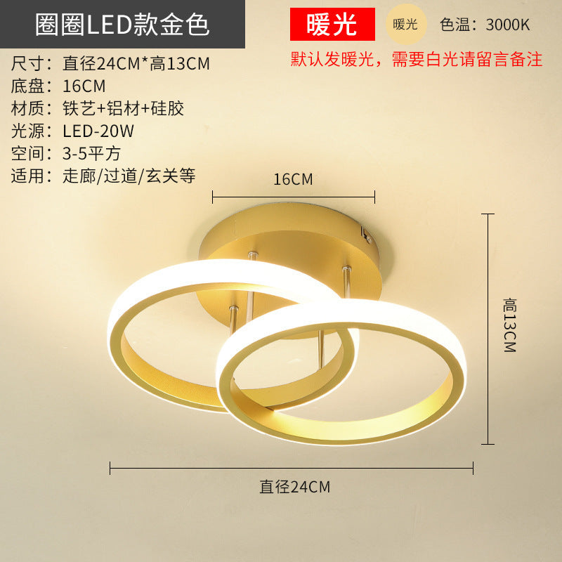 exclusive aisle lights balcony lights LED Modern Minimalist Nordic Creative Personality Cloakroom Living Room Entrance Light