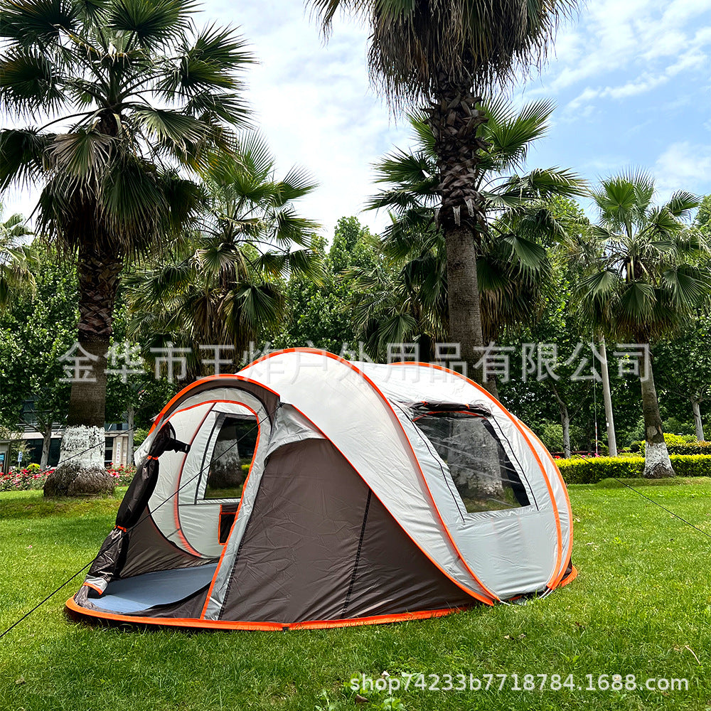 Hot-Selling Fully Automatic Hand-Pull Quick-Open Tent Travel Tent Camping Windproof Rainproof Sunproof Tent