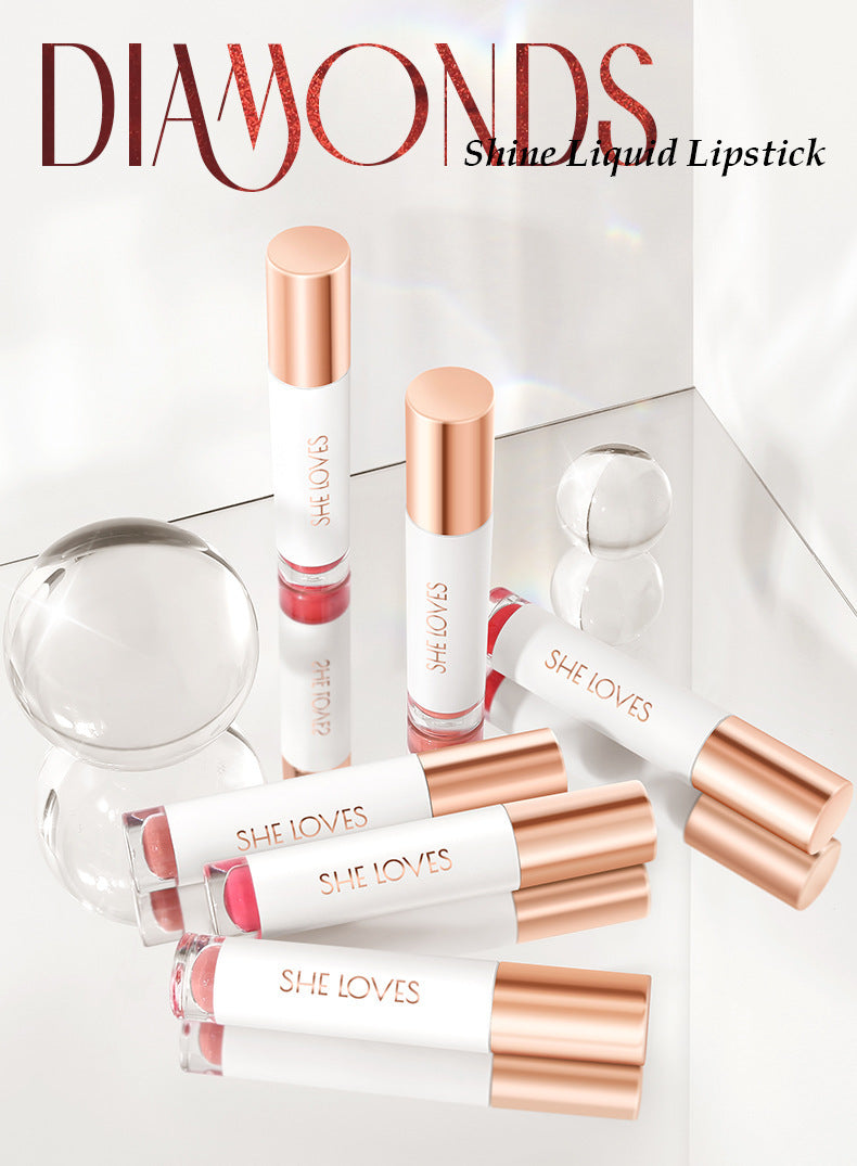 SHELOVES Diamond Fine Shimmer Matte Liquid Lipstick LiquidLipstick Wholesale Lip Gloss