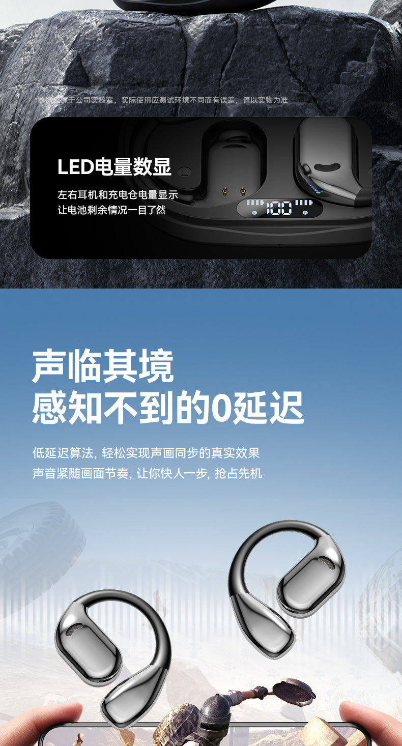 New M75Open Bluetooth Headphones Bone Conduction Ear-hook Running Sports Dedicated Wireless Bluetooth Headphones