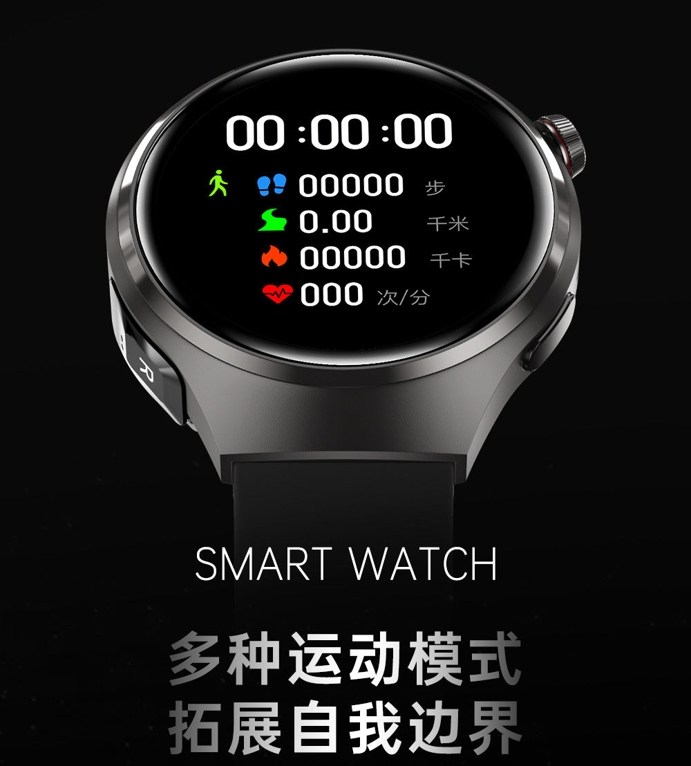 DK56Smart Watch1.52inch Bluetooth Call True Heart Rate Pedometer Sleep Monitoring Hidden Earphones Sports