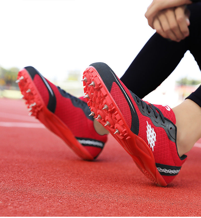 New Professional Track and Field Shoes for Men and Women, Students, Teenagers, Running, Standing Long Jump, Hurdles, High Jump, Spikes, Physical Education Shoes