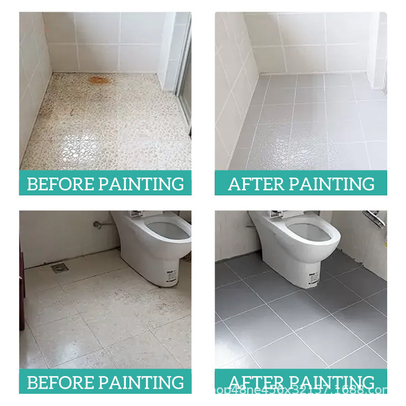 Tile Paint Bathroom Kitchen Floor Tiles Wall Tiles Marble Renovation Color Change Paint Wear-resistant Glass Color Change Paint