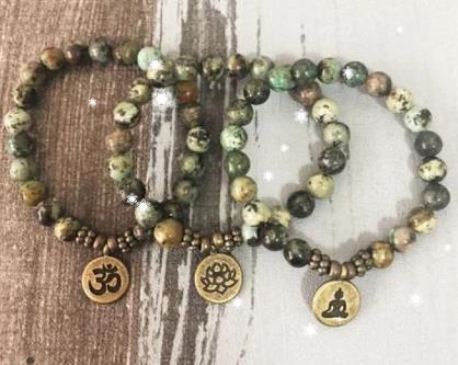 108Pink Quartz Bracelet Lotus Lucky Tree Pendant Labradorite Braided Bracelet Agate Tiger Eye Elastic Bracelet