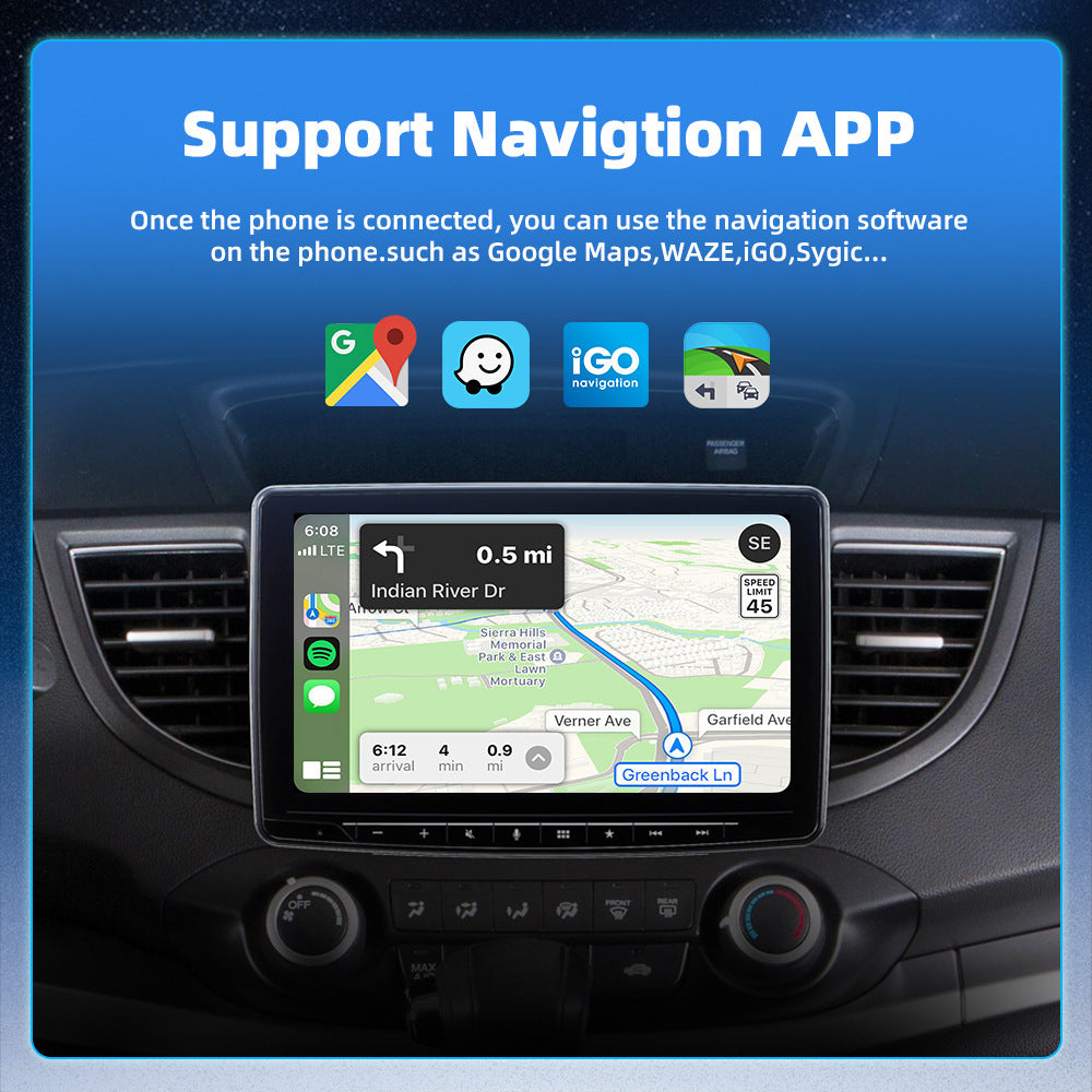 Car Interconnect Box Converter Car-Mounted carplay Apple iPhone Wired to Wireless carplay