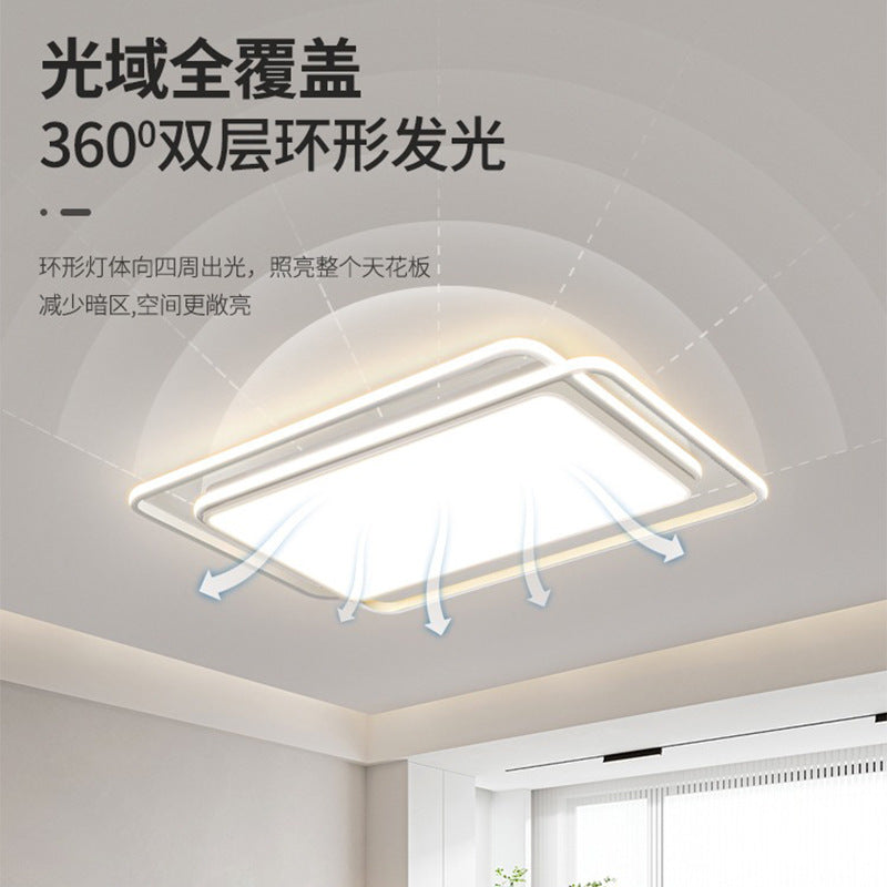 Wholesale led Ceiling Lamp Simple Modern Elegant Home Bedroom Living Room Light2025New Year's Rectangular Light Fixture
