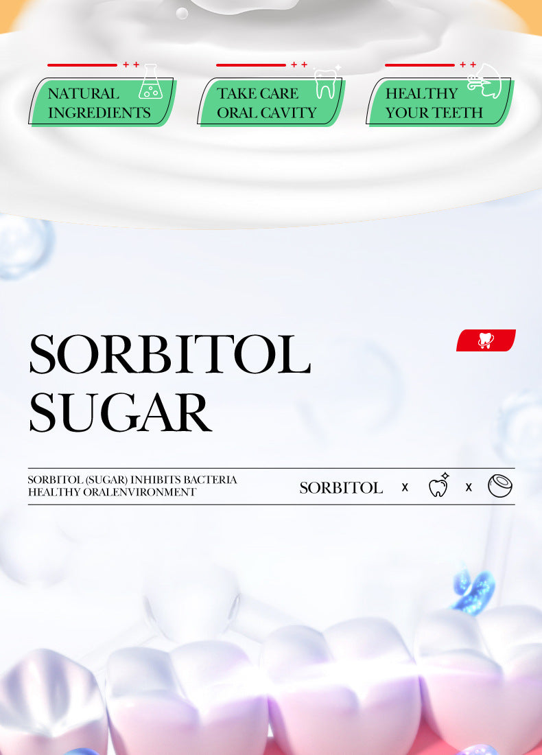 Toothpaste SADOER Vitamin C Coconut Oral Care Gum Protection  Wholesale Live Streaming