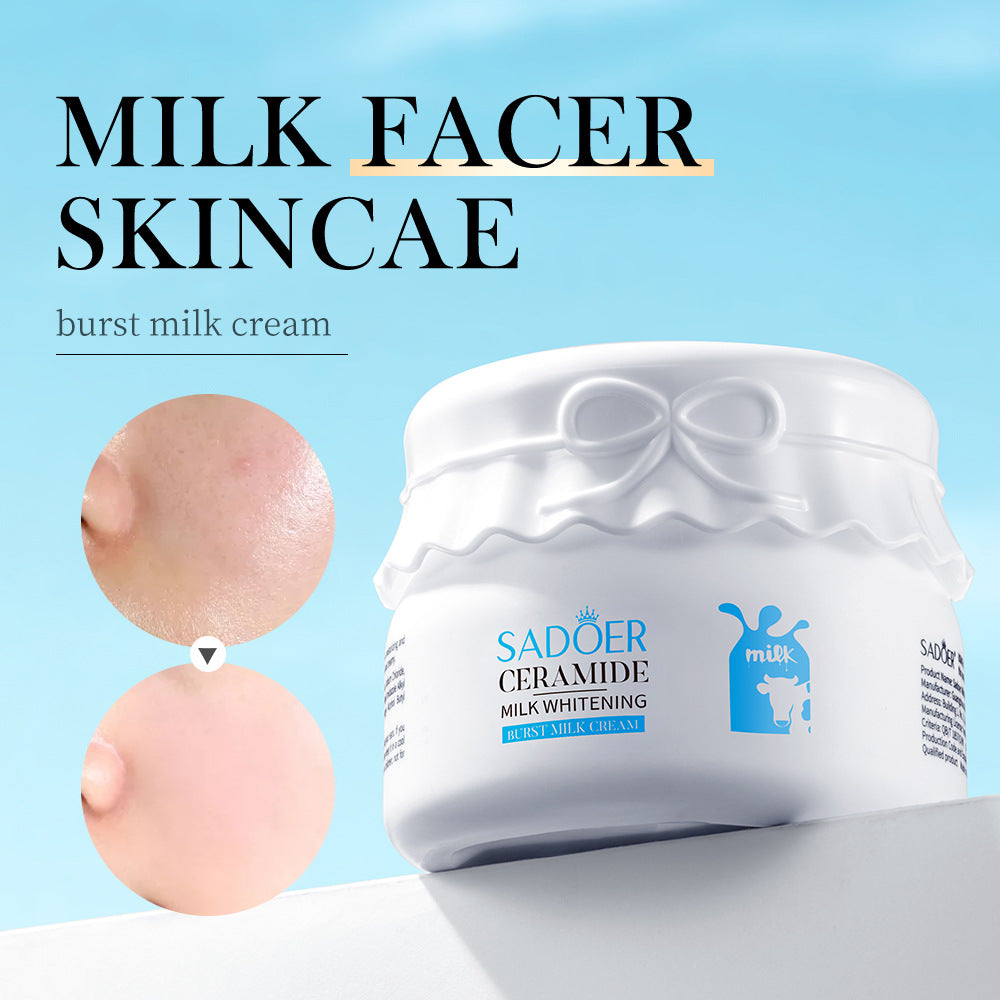 Breast Enhancement Cream120g SADOER Milk Whitening Hydrating Moisturizing Face Cream Cross-Border Wholesale