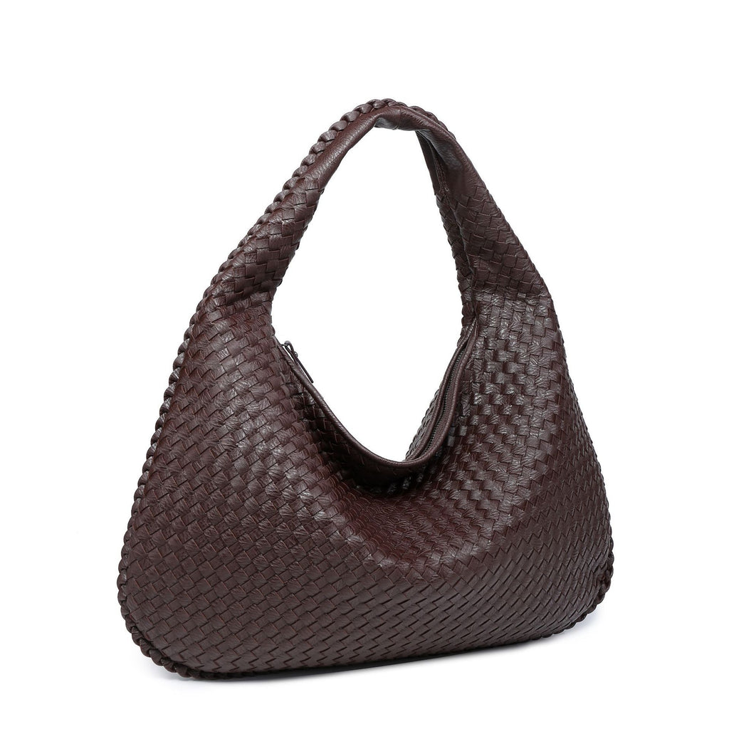 AliExpress Handmade Woven Women's Bag Large Capacity Handbag Korean Style Commuting Casual Manufacturer Wholesale