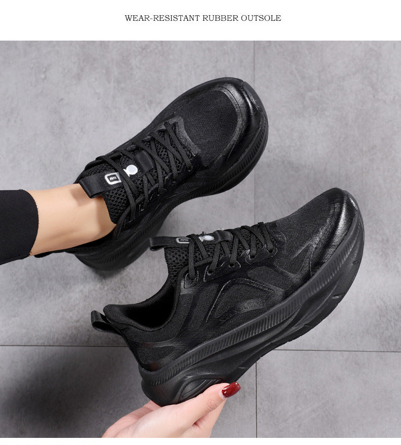 Professional Running Shoes for Men and Women, Spring and Summer New Soft Sole, Lightweight, Shock Absorption, Breathable, Jump Rope, Non-Slip, Marathon Walking Shoes