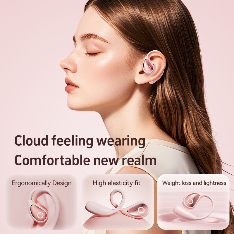 New M95Creative Electroplating OWS Bluetooth earphones non-in-ear over-ear high appearance value long battery life wireless earphones