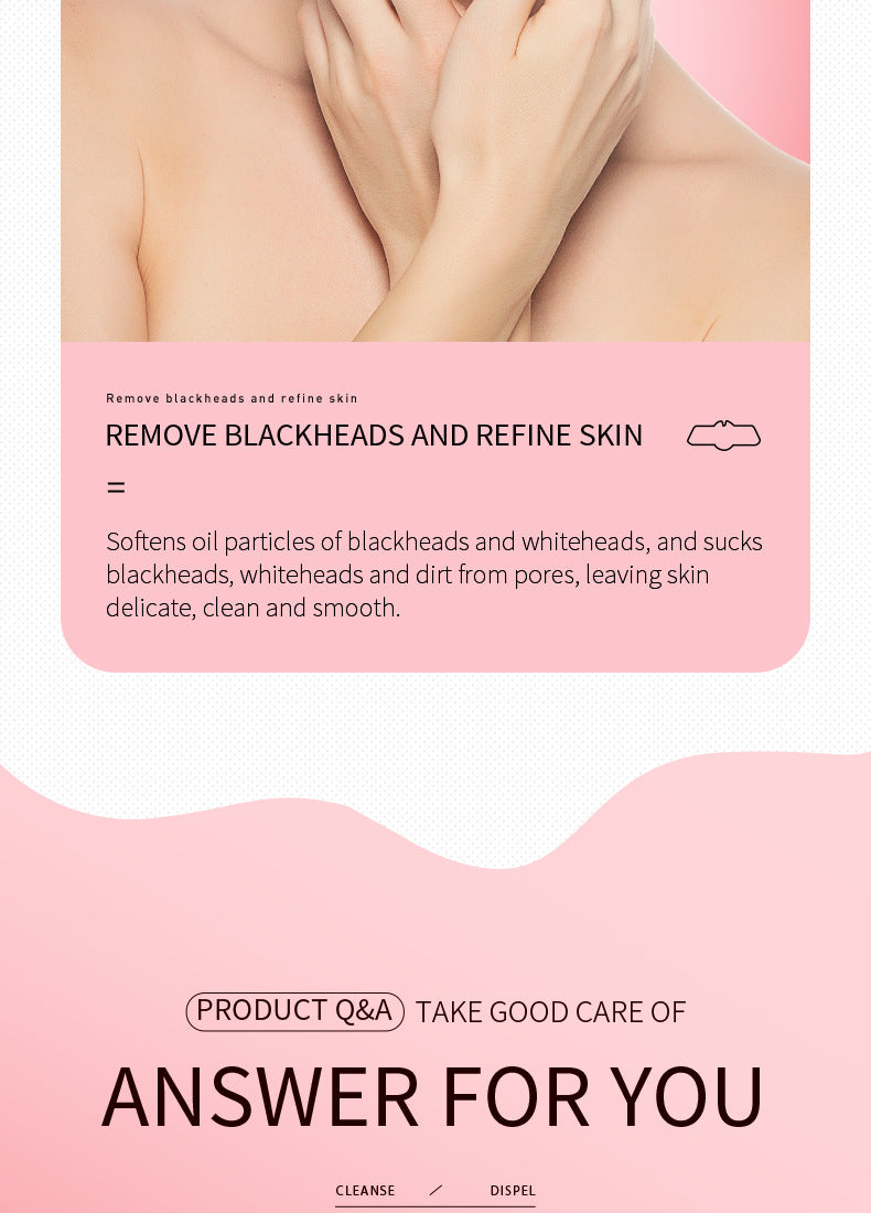 Three Steps to Remove Blackheads Nose Strips SADOER Skin Care Products T District Nursing Set Cross-Border Foreign Trade Wholesale