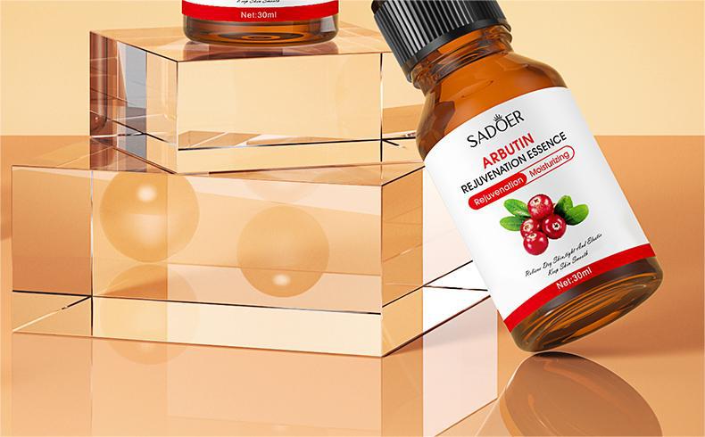 Full English Essence Serum SADOER Hyaluronic Acid Arbutin Moisturizing and Hydrating30ml  Foreign Trade Live Wholesale