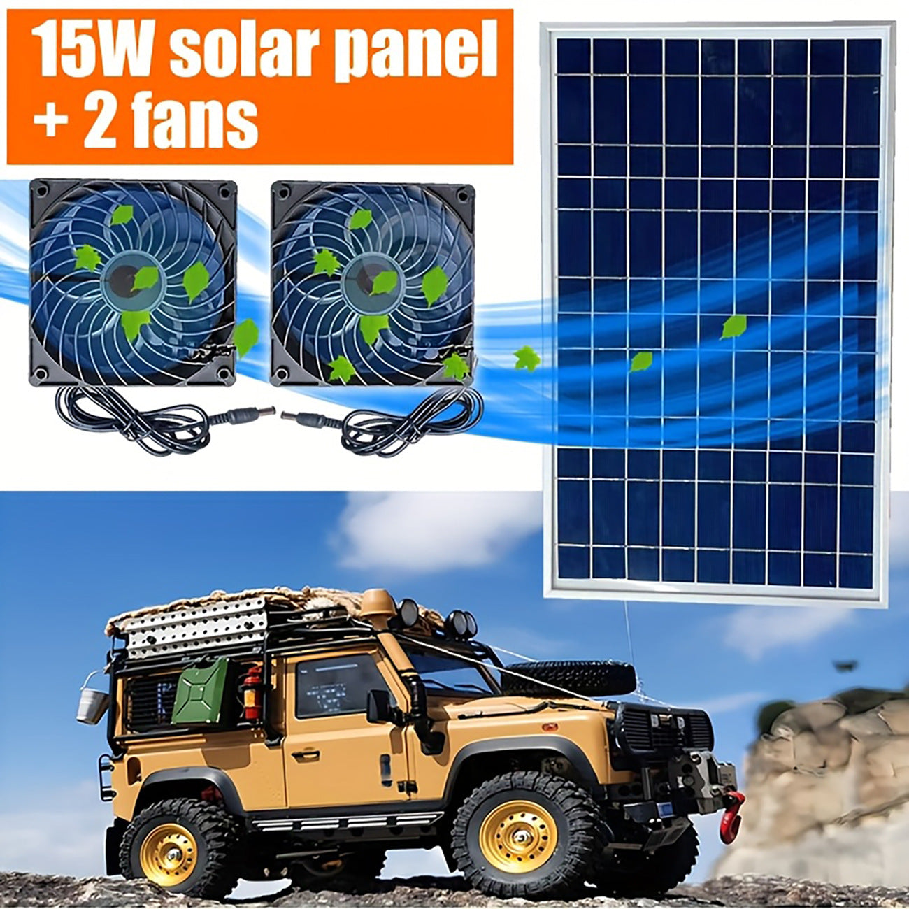 Exclusive Solar Ventilation Fan Exhaust Fan Solar Photovoltaic Pet House Ventilation Convection Cooling Blower