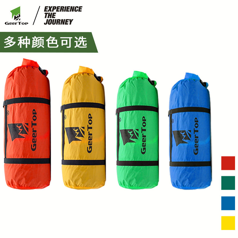 Jituo Tent Polyester Round Bottom Drawstring Storage Bag Thickened Waterproof Portable Outdoor Camping Tent Storage Bag