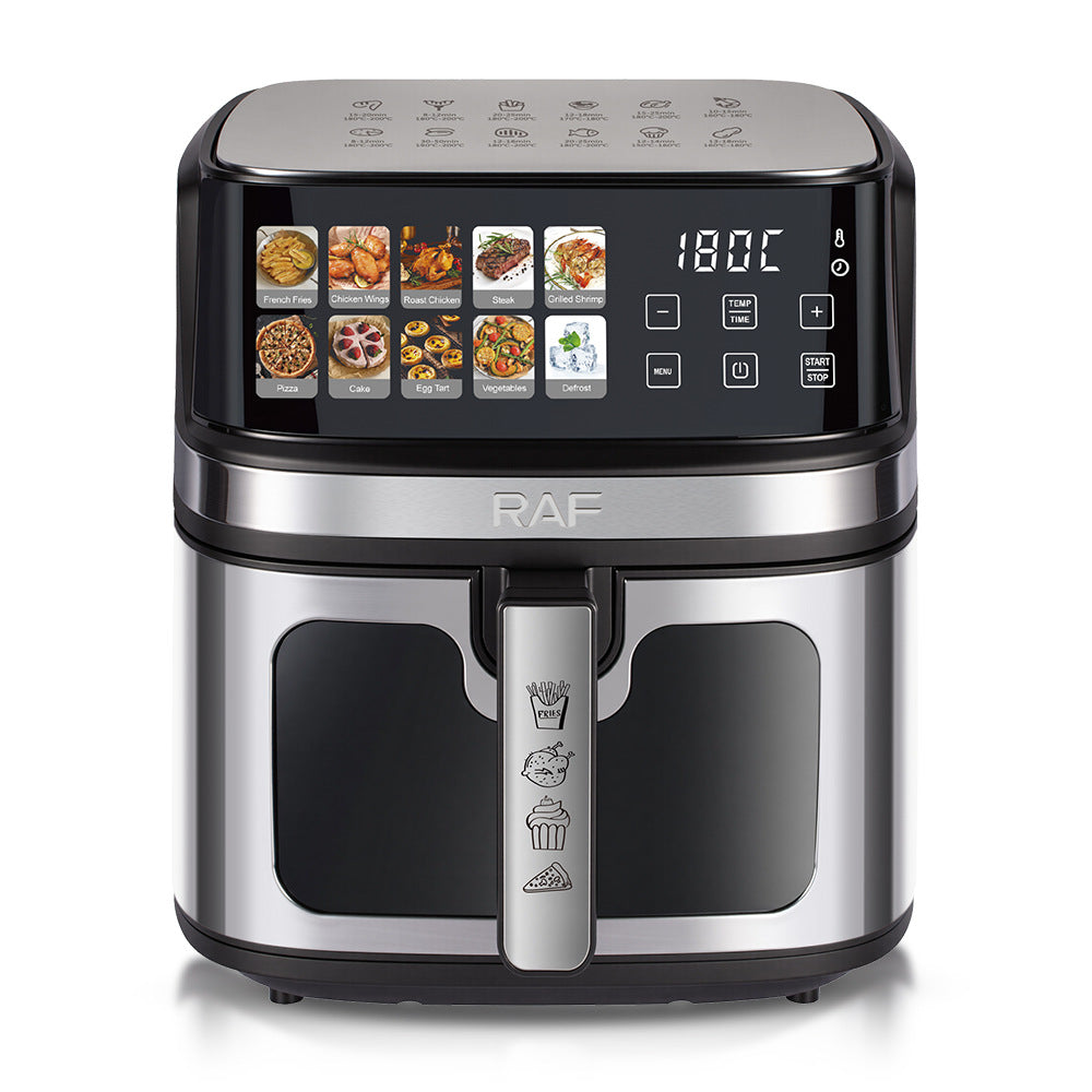 RAF European Standard8L Air fryer large capacity multifunctional home electric fryer with visual smart touchscreen R5387