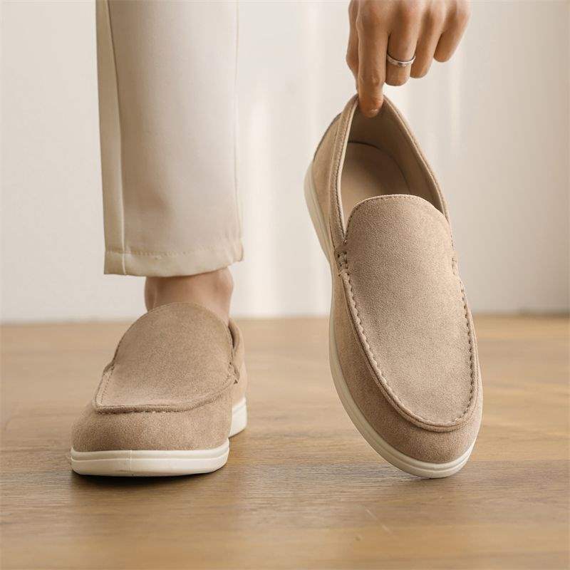 Men's Loafers2025New Summer Breathable Slip-On Casual Cloth Shoes for Men Trendy Fashion Lazy Loafers