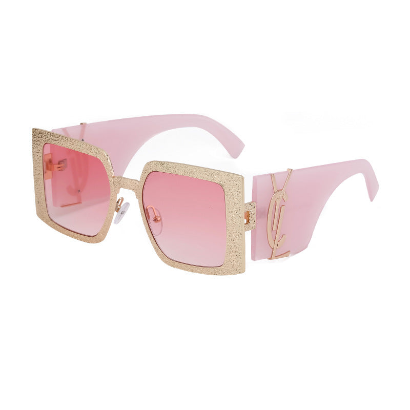 European and American Fashion Large Frame Sunglasses for Women, Sun Protection Outdoor Sunglasses, Wholesale Big Brand Glasses sunglasses