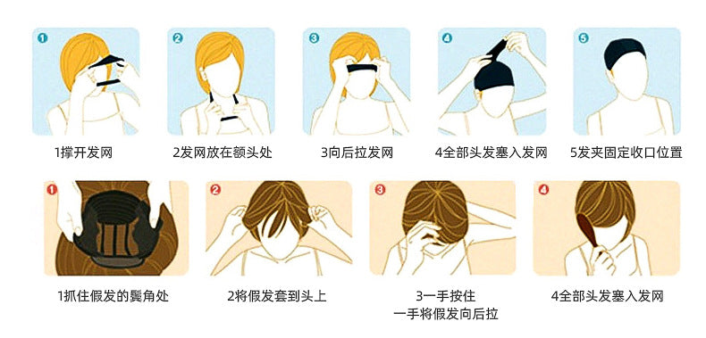 Factory In-Stock African Drawstring Braided Bob Wig Ice Silk Headband Bob headband Braid Wigs