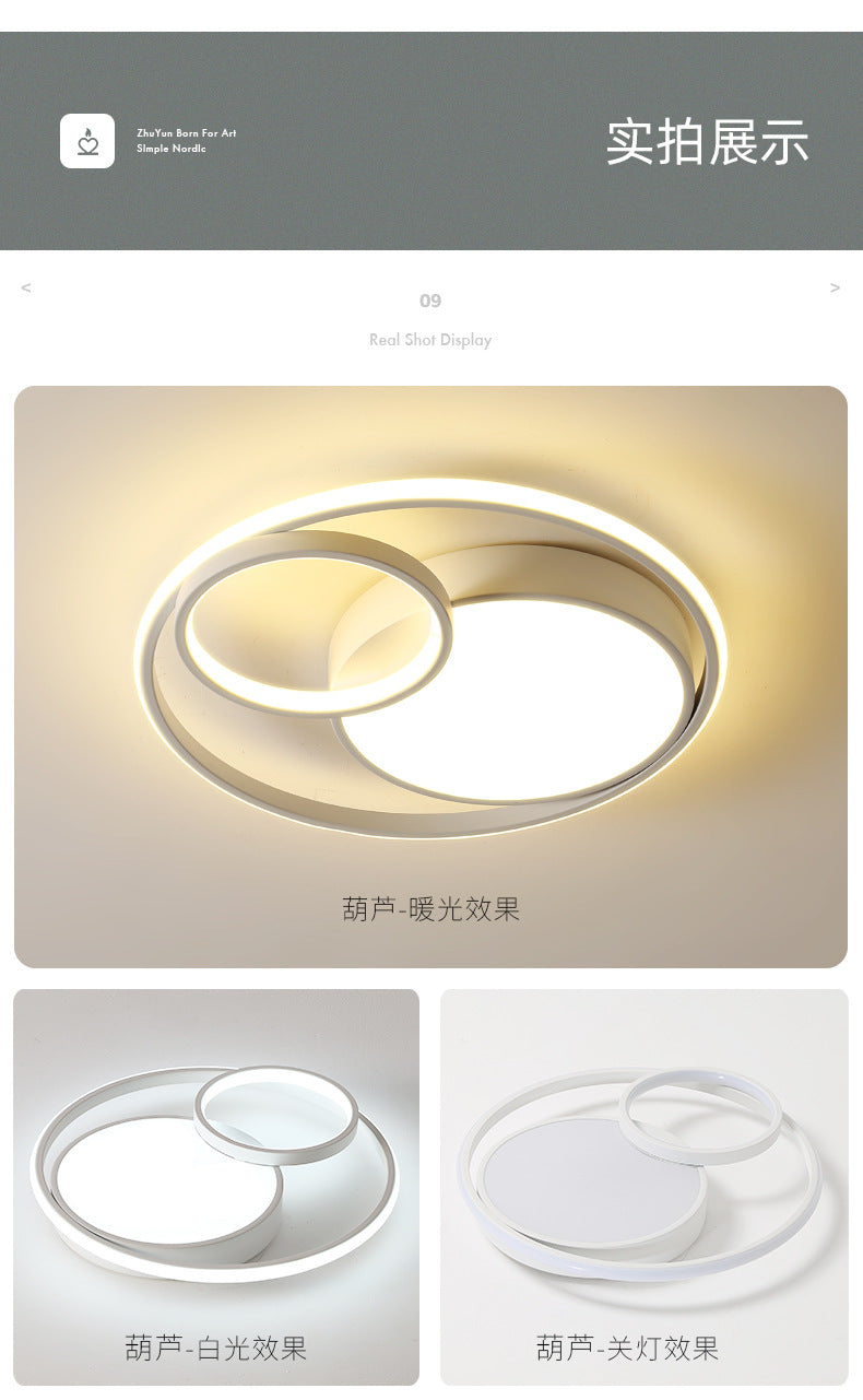 2025New master bedroom ceiling lamp modern simple cozy romantic led Living Room Lamp Creative Dining Room Room Bedroom