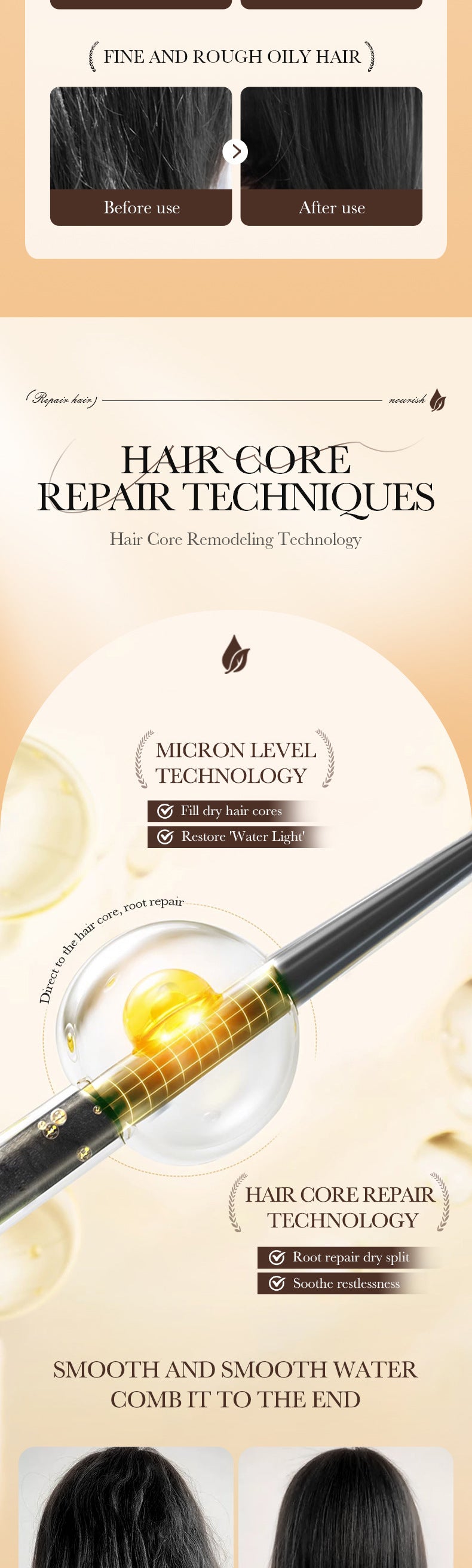 Full English Nut Oil Hair Care Essential Oil80mlSADOER Smooth and Frizz-Reducing Conditioner  Wholesale