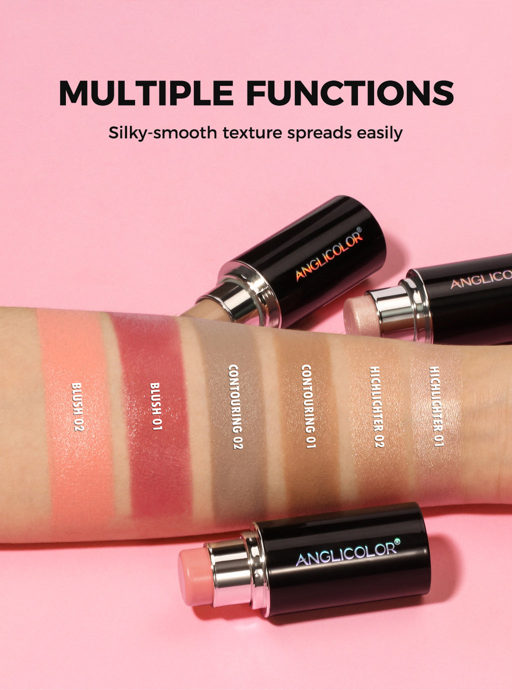 Hot-Selling Contour Stick Contour Shadow Matte Long-Lasting Facial Three-Dimensional Contour Pen Wholesale