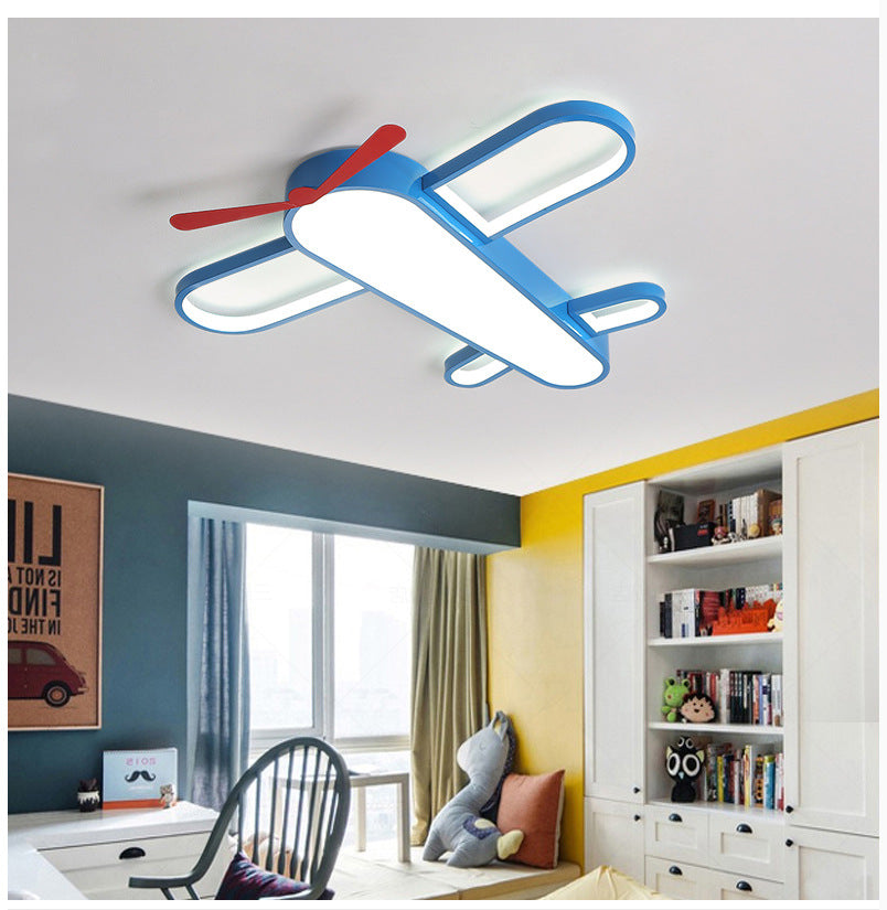 Airplane Lamp Children's Room Lamp Modern Simple Boy's Bedroom Lamp Creative Energy-saving Eye Protection led Wholesale Ceiling Lights