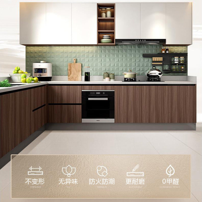Whole House Custom Honeycomb Aluminum Alloy Kitchen Stove Integrated Cabinet Combination Storage Household Overall Cabinet Source Factory