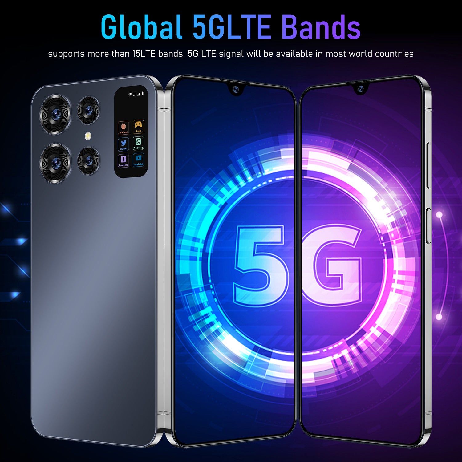 Hot-selling Mobile Phones S24 Ultra Large Screen5G Android Intelligence16+1T Wholesale Factory Price for Mobile Phones