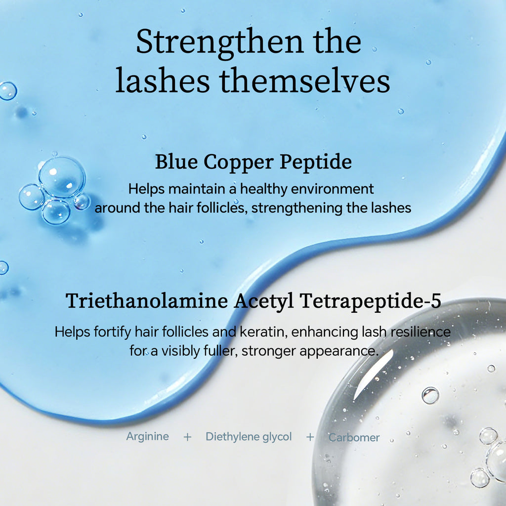 Exclusive Supply Double-ended Ampoule Peptide Eyelash Moisturizing Essence Curling Eyelashes Thick and Long Mascara