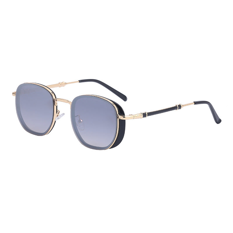 Vintage Steampunk Sunglasses for Men Small Square Frame Sunglasses Trendy Sunglasses Wholesale Driving Glasses shades