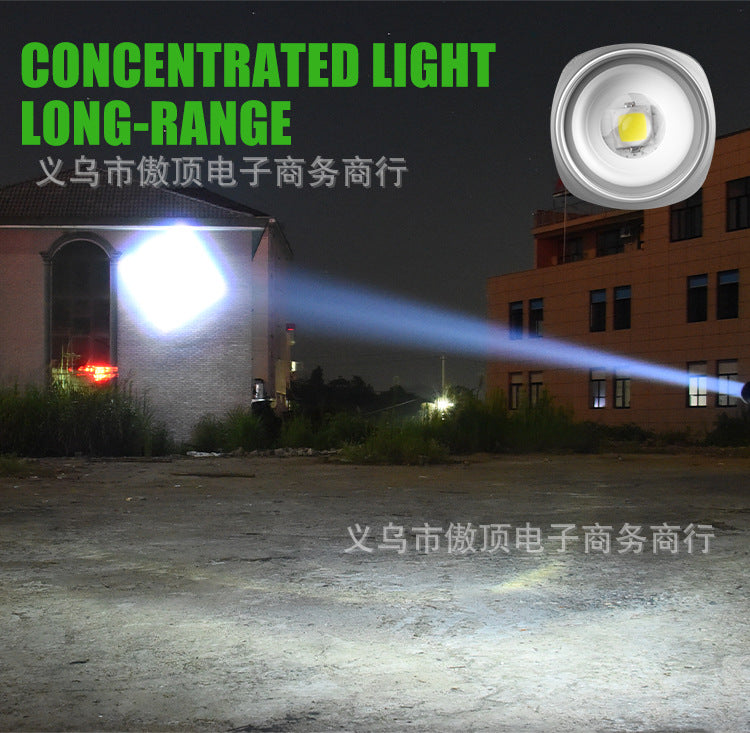 Multifunctional Flashlight Portable Keychain Magnetic Suction Light USB Rechargeable Lighting Work Light LED Sidelight