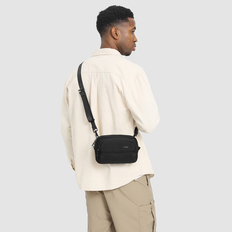ozuko Men's Clutch Bag Multi-Functional Portable Small Crossbody Bag Travel Commute Lightweight Trendy Brand Storage Men's Bag