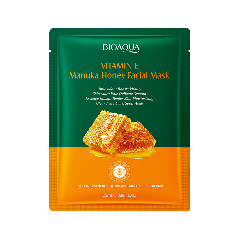 BIOAOUA Vitamin E Honey Mask Hydrating Moisturizing Repair Brightening Mask Wholesale 10 Pieces