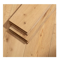 Indoor Solid Oak Wood Flooring for Bedroom Premium Eco-Friendly Finish Click Lock Installation Waterproof Modern Design