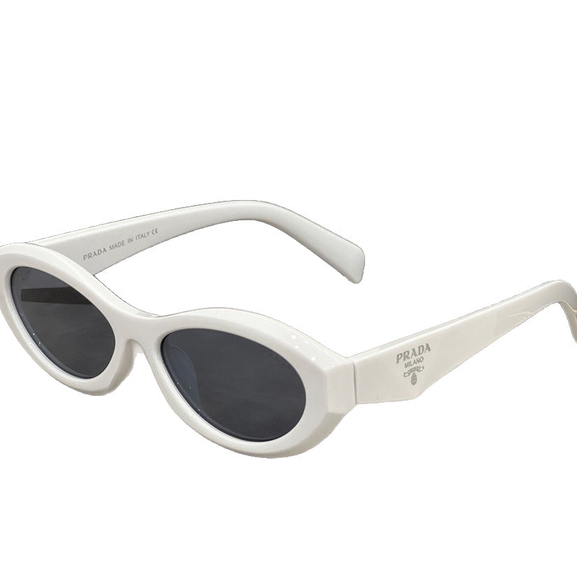P Home25New26z Sunglasses Plate Men and Women Sunglasses High Sense Cat Eye retro Sunglasses UV Protection