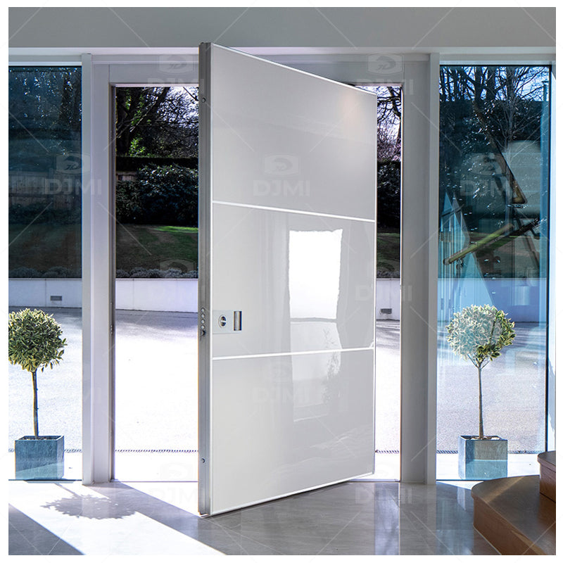 Guangdong Daji Custom Luxury Aluminium Frame Door for Exterior Modern Outdoor Doors Steel Front Door Pivot