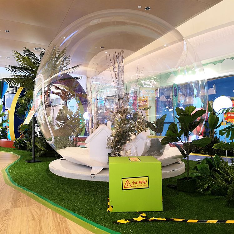 Transparent Inflatable Starry Sky Romantic Bubble House Hotel Outdoor Transparent Display Tent Famous Accommodation Crystal House Snow Globe