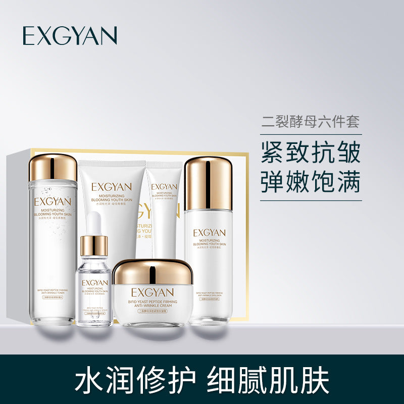 Cross-Border Yixiangyuan Two-Split Yeast Six-Piece Set Moisturizing lotion autumn and winter cosmetics skincare wholesale