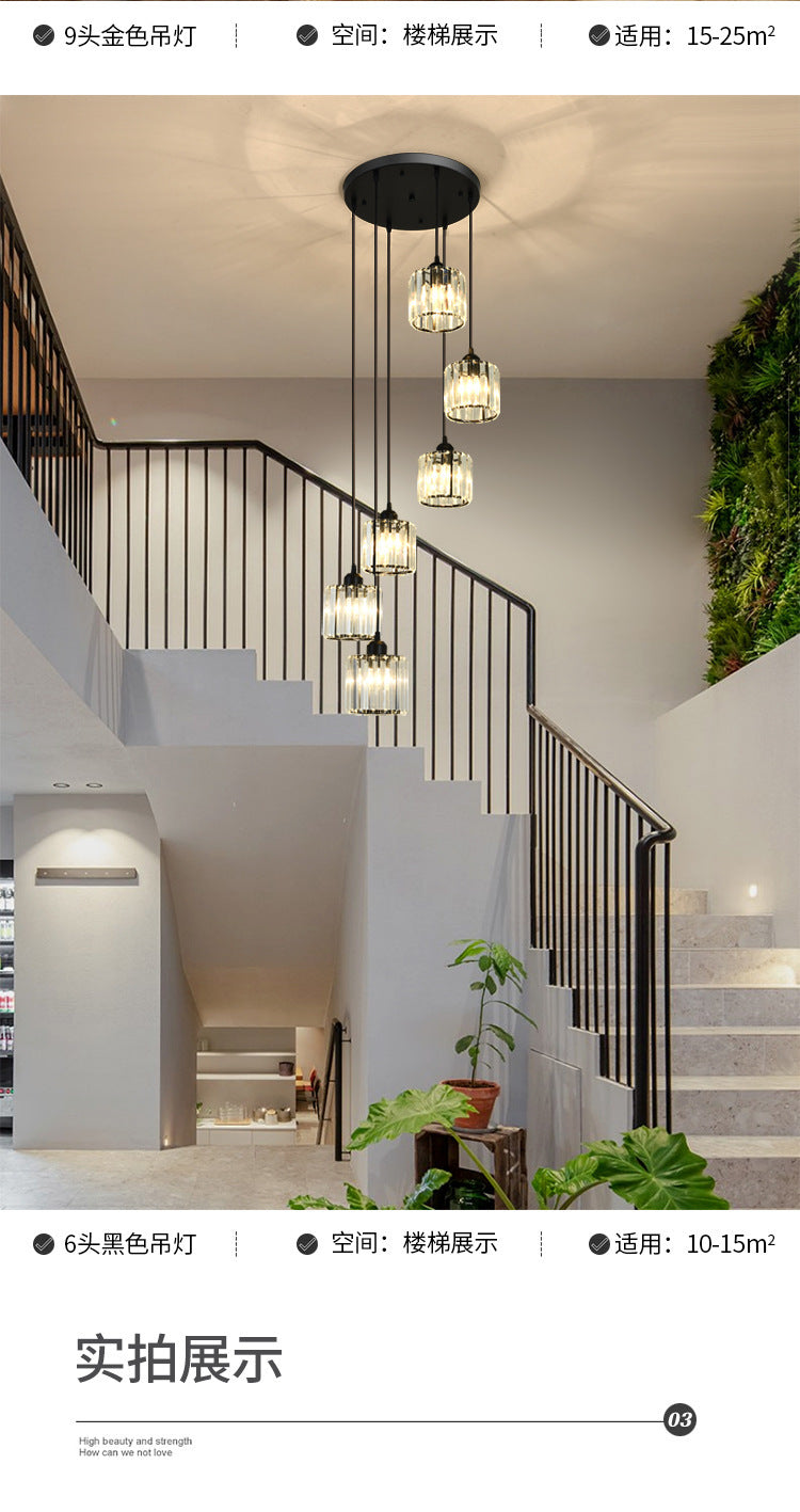 Restaurant Pendant Light Three-Head Modern Minimalist Bar Creative Dining Table Bedroom Unique Living Room Dining Room Grand Nordic Lighting